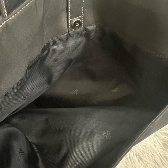 Ralph Lauren Chic Black Tote Bag nylon vintage ralph lauren bag - Picture 4 of 7